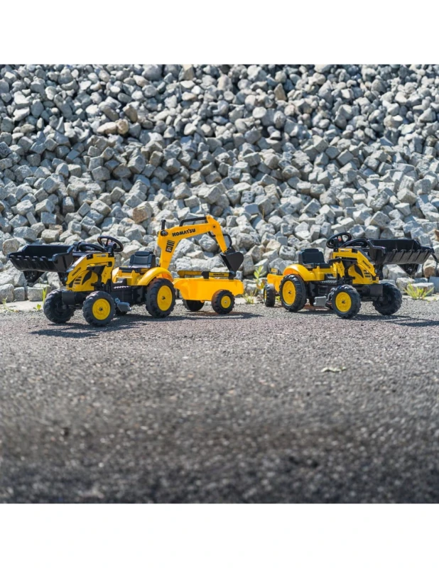 falk-traktor-na-pedaly-komatsu-z-lyzka-koparka-i-przyczepa-2-5-lat (3).jpg