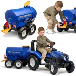 Przyczepa Cysterna Beczkowóz z Kranem New Holland Niebieska 3-7 Lat
