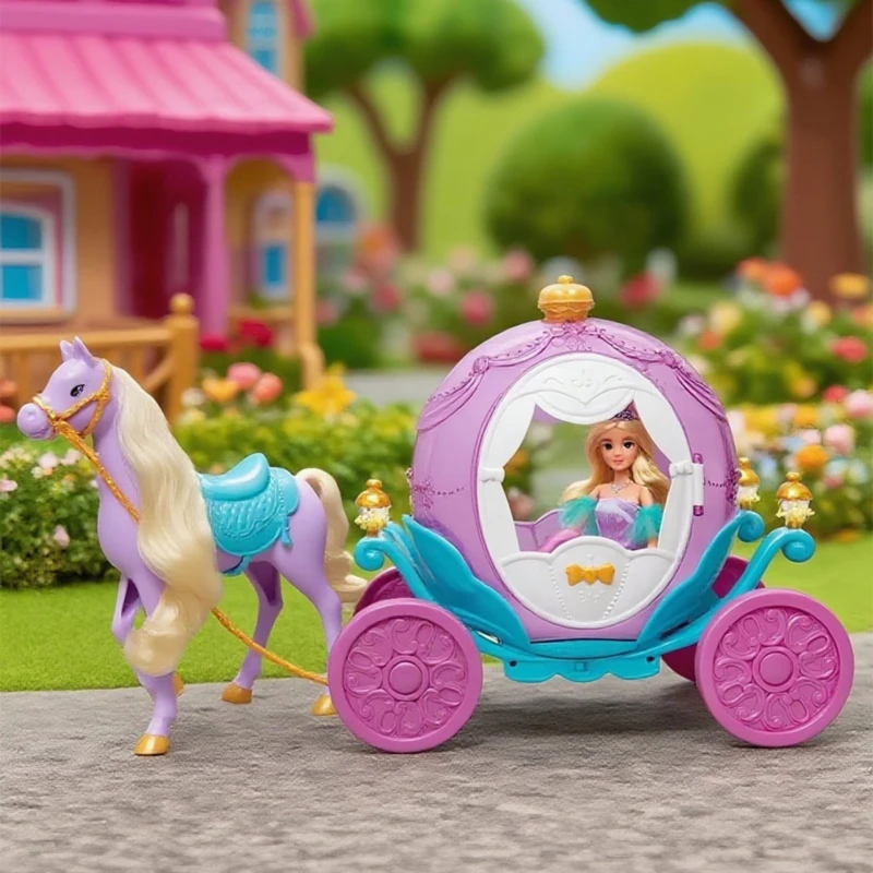 Lalka Księżniczka Lily i Magiczny Powóz Karoca Akcesoria