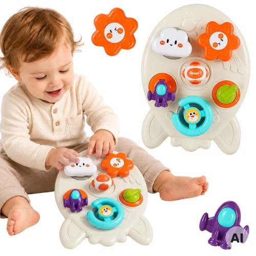 Woopie Baby edukacyjna tablica aktywności Rakieta 7w1