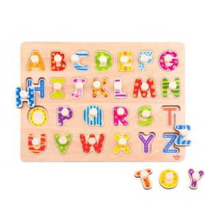 Puzzle Układanka Montessori z Pinezkami Alfabet