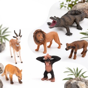 Zestaw Figurek Dzikich Zwierząt Safari 6 el.