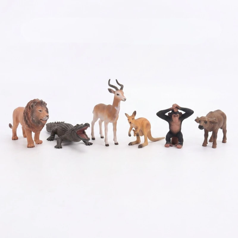 Zestaw Figurek Dzikich Zwierząt Safari 6 el.