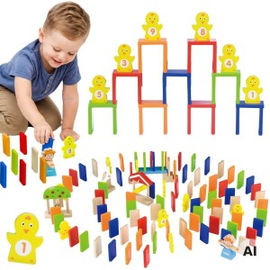 Drewniany Tor Domino 122 el.