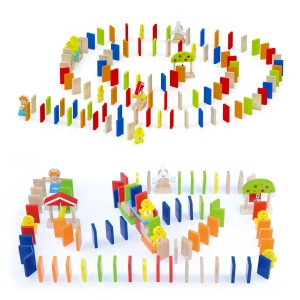 Drewniany Tor Domino 122 el.