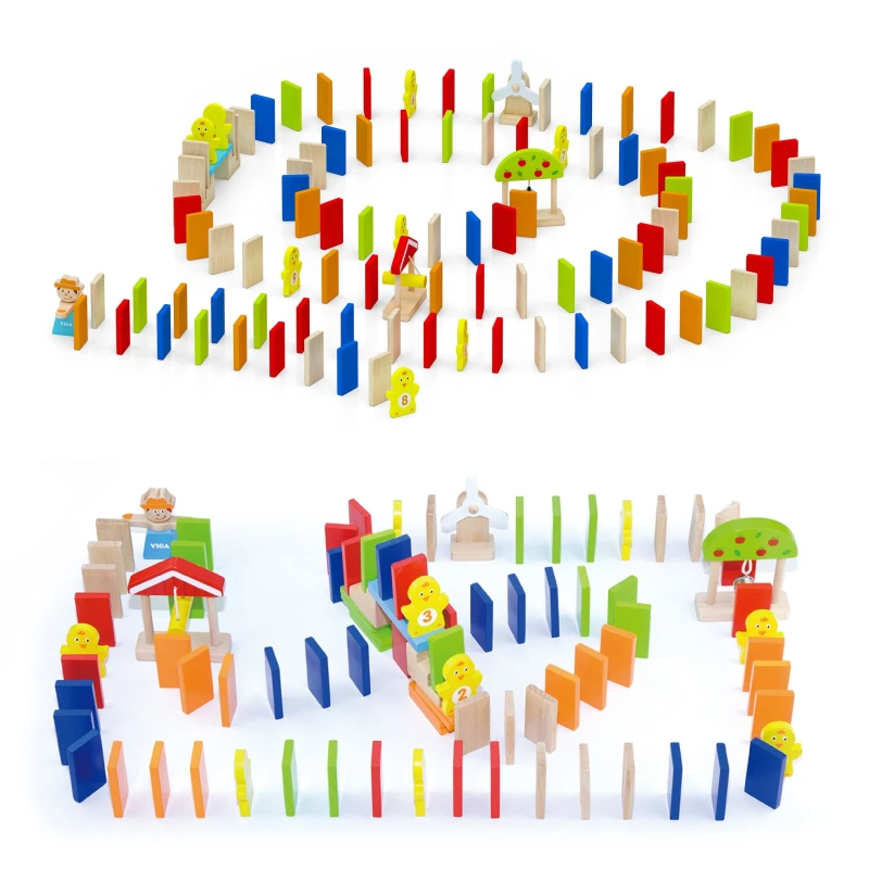 Drewniany Tor Domino 122 el.